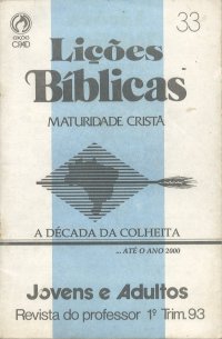 Lies Bblicas CPAD - 1 Trimestre de 1993